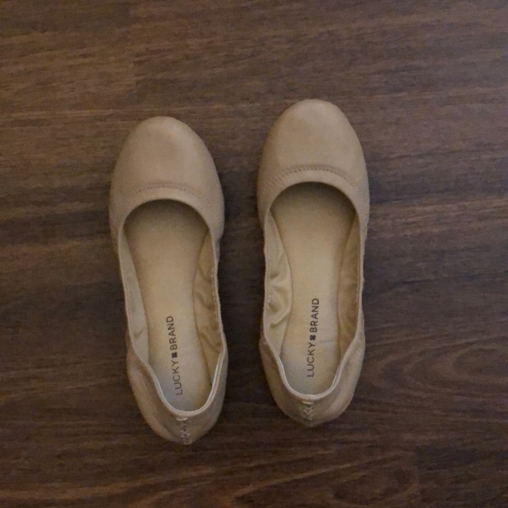 Lucky Brand Nude Flats